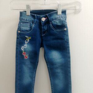 "HH" Bumble Bee and Strawberry Little Girls Jeans